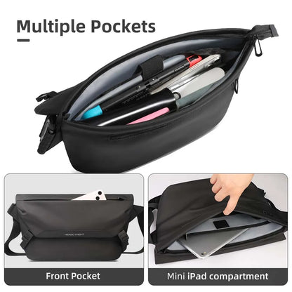 VALORIA | Men’s compact water-repellent crossbody bag travel ready