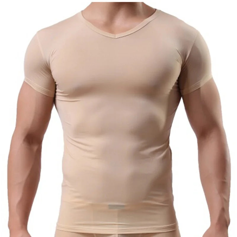VALORIA | Men’s cooling ice silk mesh T-shirt engineered for high-performance training