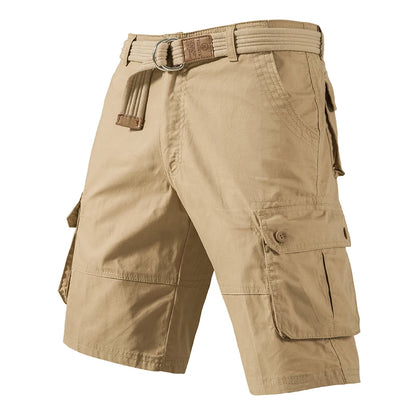 VALORIA | Men’s cotton cargo Bermuda shorts