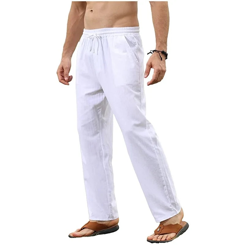 VALORIA | Men’s cotton linen pants