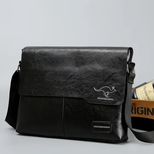 VALORIA | Men’s durable PU leather business shoulder bag daily work