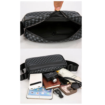 VALORIA | Men’s durable PU leather messenger bag professional look