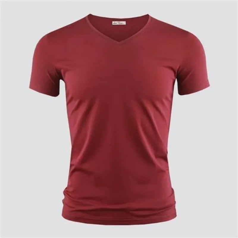 VALORIA | Men’s durable V-neck summer tee breathable comfort wear