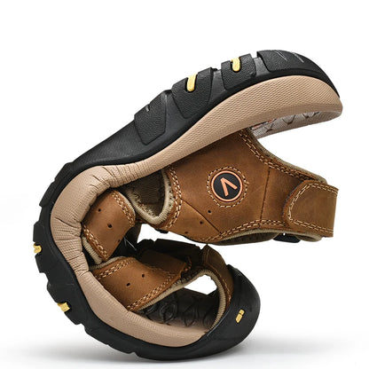 VALORIA | Men’s durable genuine leather summer sandals