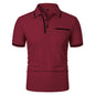 VALORIA | Men’s durable lapel pocket t-shirt streetwear look