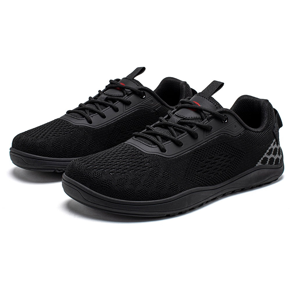 VALORIA | Men’s durable minimalist knit barefoot sneakers flexible outsole grip
