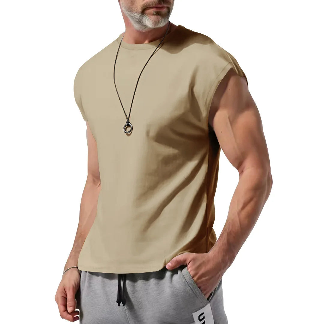VALORIA | Men’s durable sleeveless loose fit summer tank top athletic comfort fit