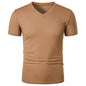 VALORIA | Men’s durable stretch V-neck summer shirt breathable daily wear