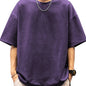 VALORIA | Men’s durable suedette velvet t-shirt everyday outfit