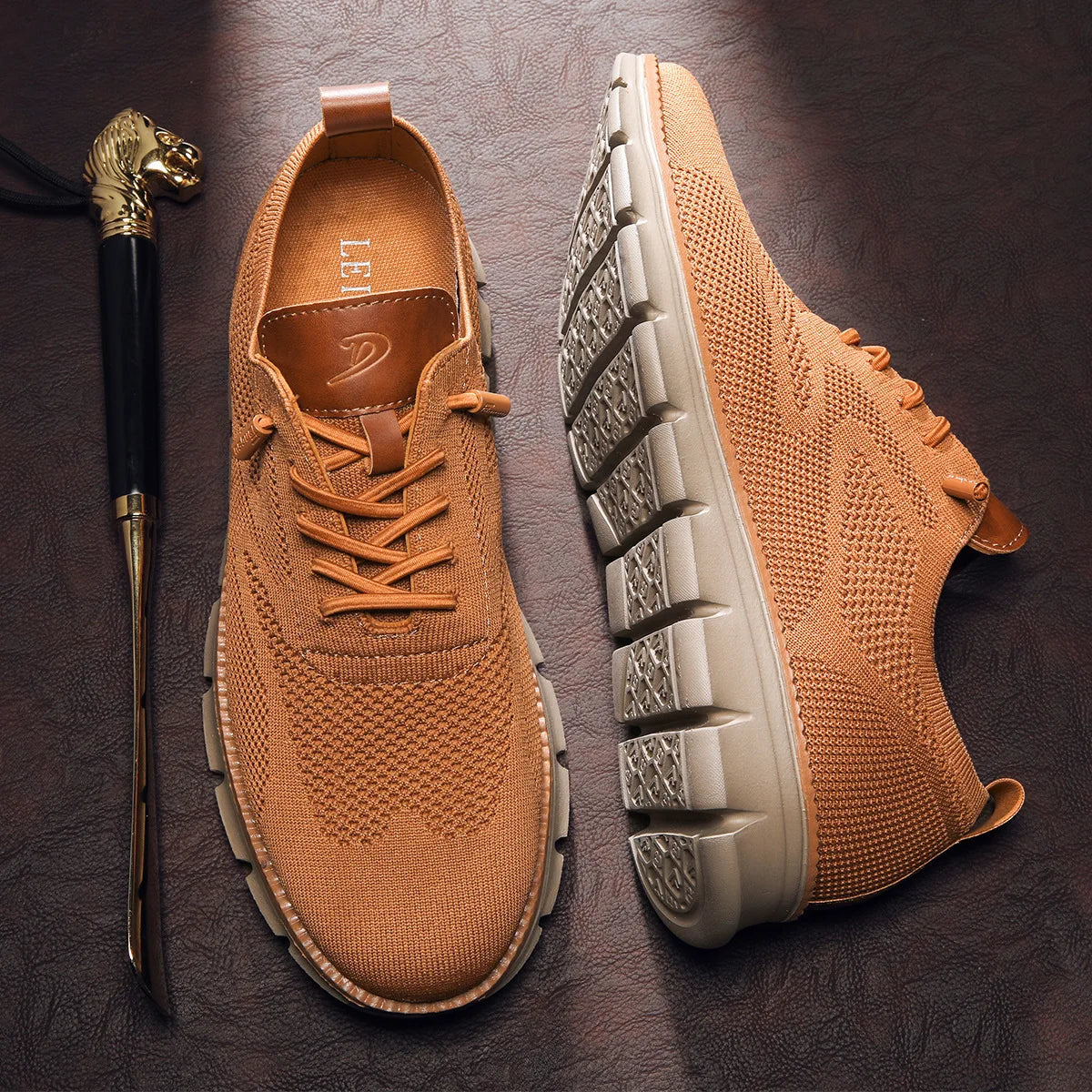 VALORIA | Men’s elegant breathable casual Oxfords with flexible outsole for lasting comfort