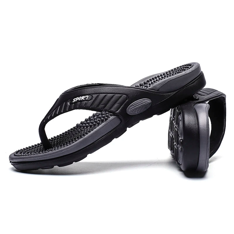 VALORIA | Men’s ergonomic massage flip flops sandals