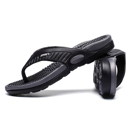 VALORIA | Men’s ergonomic massage flip flops sandals