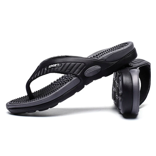 VALORIA | Men’s ergonomic massage flip flops sandals