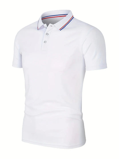VALORIA | Men’s everyday short sleeve polo with breathable fabric and refined finish