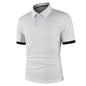 VALORIA | Men’s fashionable contrast polo shirt classic collar design