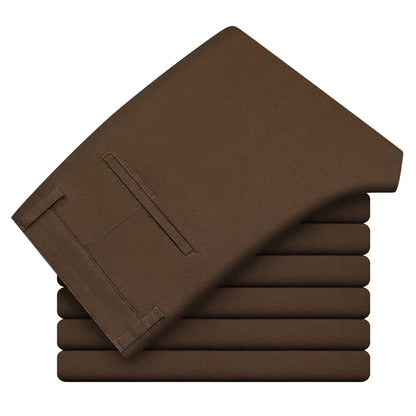 VALORIA | Men’s fashionable cotton slim straight trousers with modern design