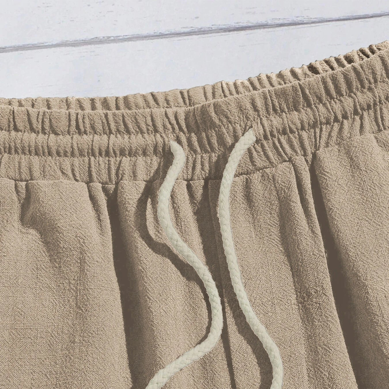 VALORIA | Men’s fashionable linen blend casual shorts minimalist design
