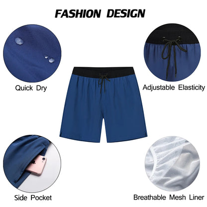 VALORIA | Men’s fashionable quick-dry mesh shorts casual sporty design