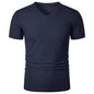 VALORIA | Men’s flexible stretch V-neck summer shirt everyday casual 
