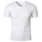 VALORIA | Men’s flexible stretch V-neck summer shirt everyday casual outfit
