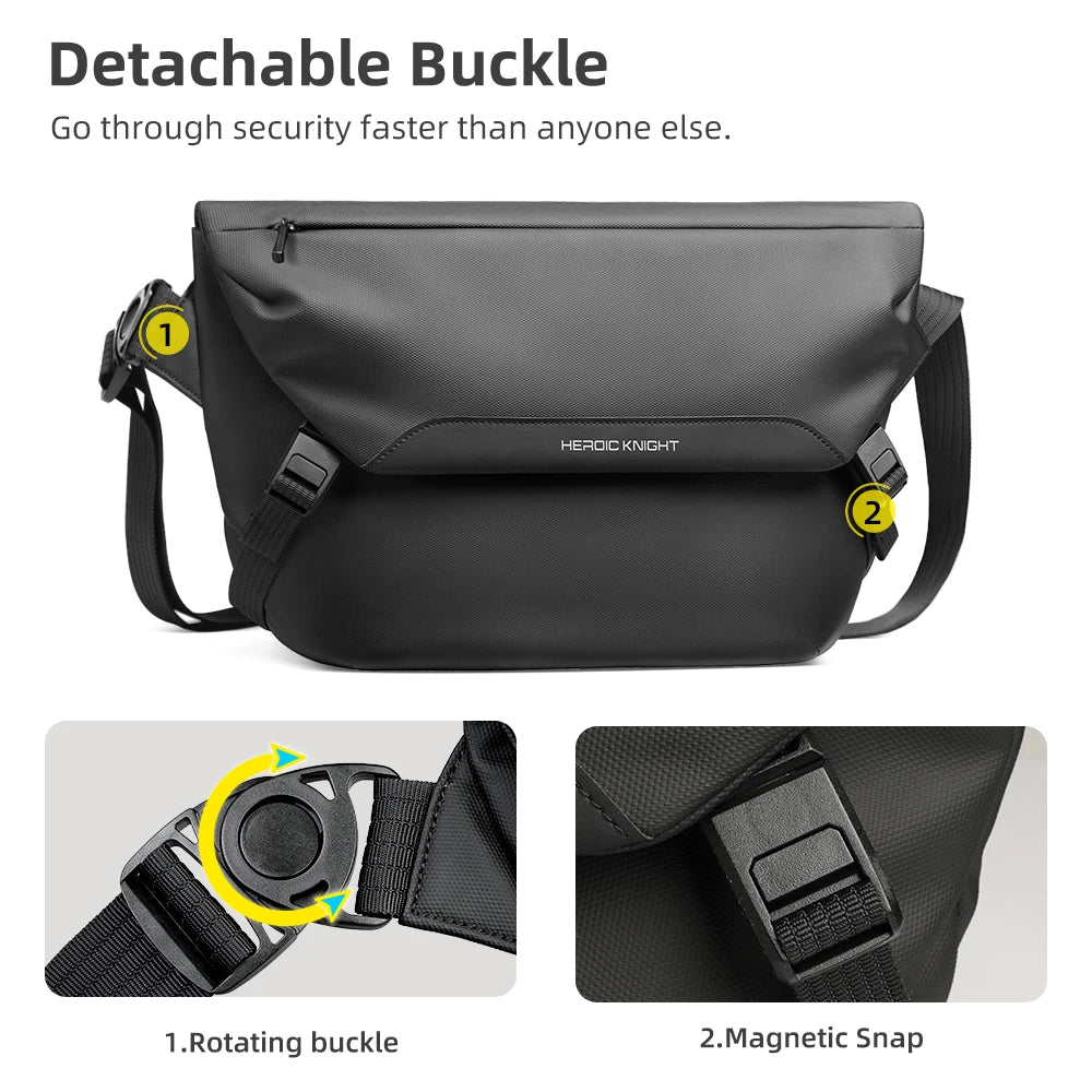 VALORIA | Men’s functional water-repellent crossbody bag daily carry