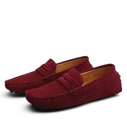VALORIA | Men’s genuine leather suede loafers combining premium craftsmanship