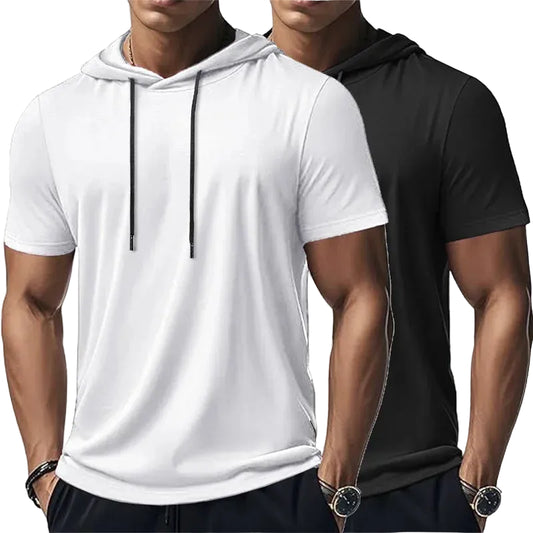 VALORIA | Men’s hooded quick-dry performance T-shirt