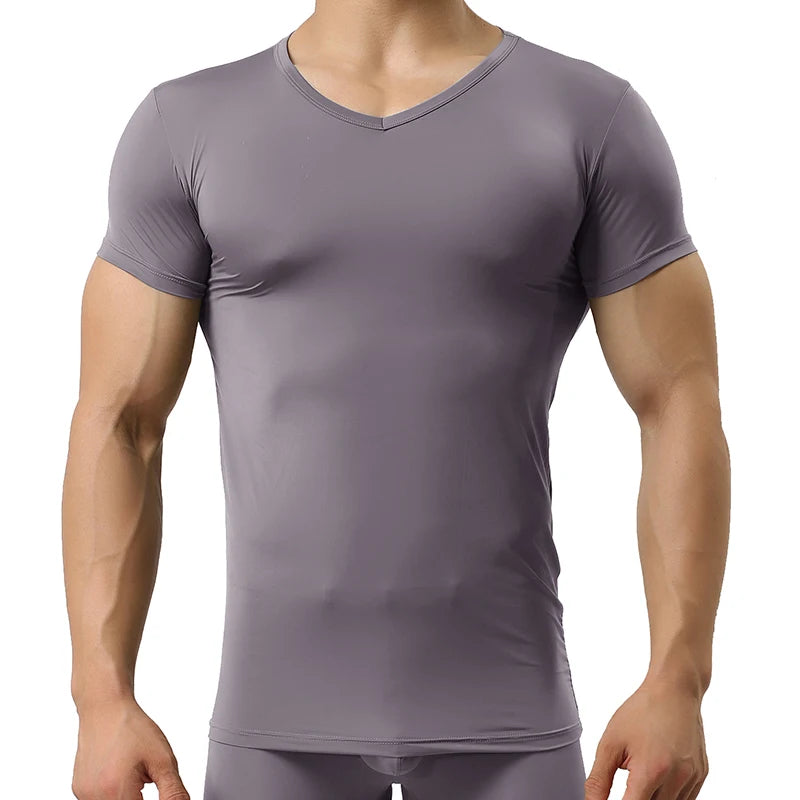 VALORIA | Men’s ice silk mesh performance T-shirt crafted for cooling comfort, quick-dry performance and lasting durability