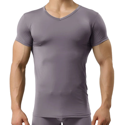 VALORIA | Men’s ice silk mesh performance T-shirt crafted for cooling comfort, quick-dry performance and lasting durability