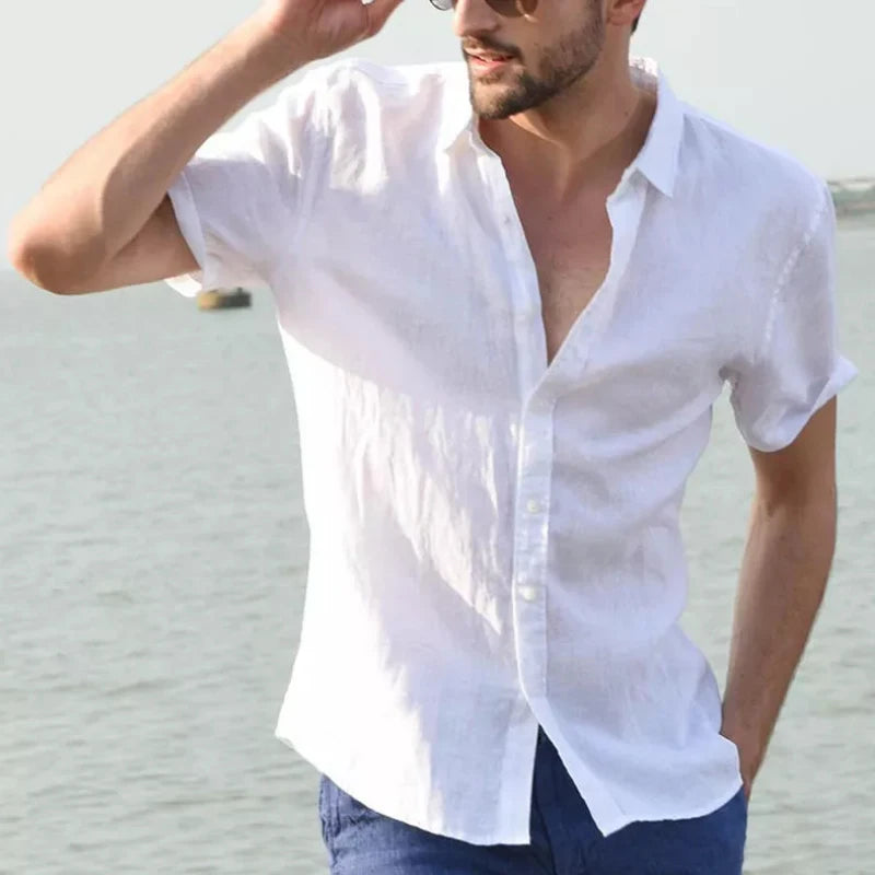 VALORIA | Men’s lapel button shirt