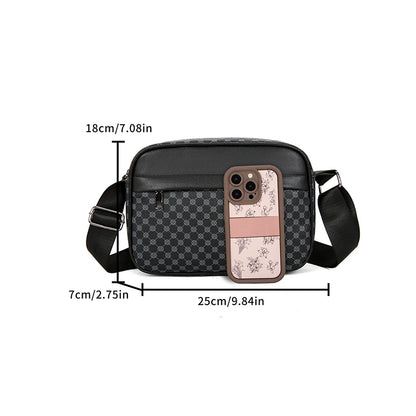 VALORIA | Men’s lightweight PU leather messenger bag daily carry