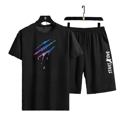 VALORIA | Men’s lightweight T-shirt and shorts set