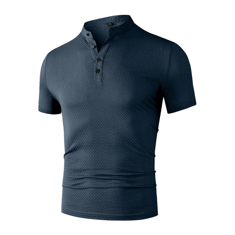 VALORIA | Men’s lightweight business casual polo offering all-day comfort and refined style