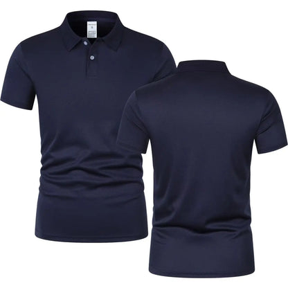 VALORIA | Men’s lightweight button polo shirt modern fit