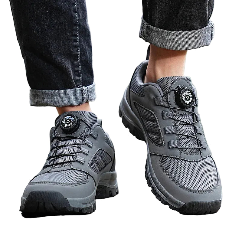 VALORIA | Men’s lightweight dial hiking sneakers with secure quick-lace system