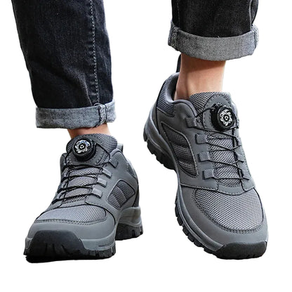 VALORIA | Men’s lightweight dial hiking sneakers with secure quick-lace system