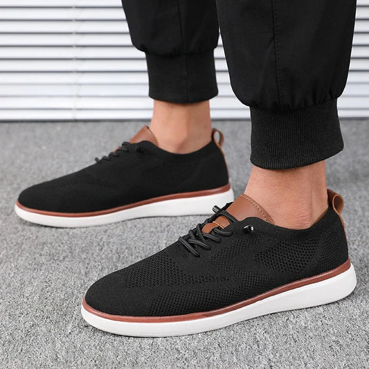 VALORIA | Men’s lightweight knitted walking shoes breathable comfort design