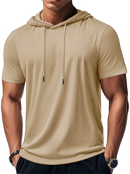 VALORIA | Men’s lightweight quick-dry hooded T-shirt for all-day performance