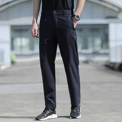 VALORIA | Men’s lightweight quick-dry straight-leg pants with breathable performance fabric