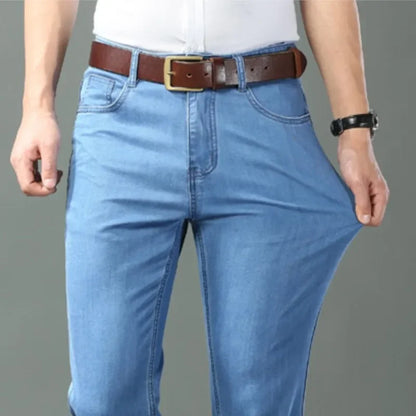 VALORIA | Men’s lightweight stretch denim trousers