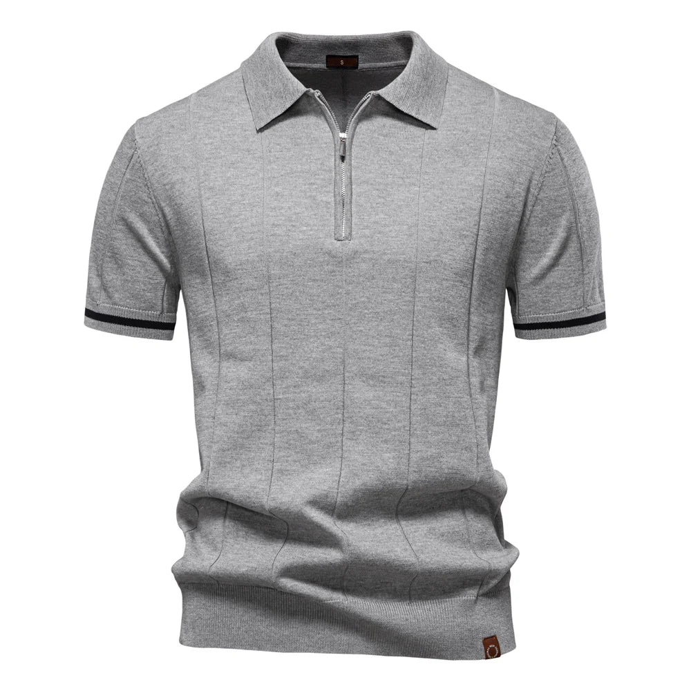 VALORIA | Men’s lightweight zipper sport polo activewear style