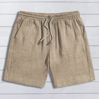 VALORIA | Men’s linen blend casual shorts
