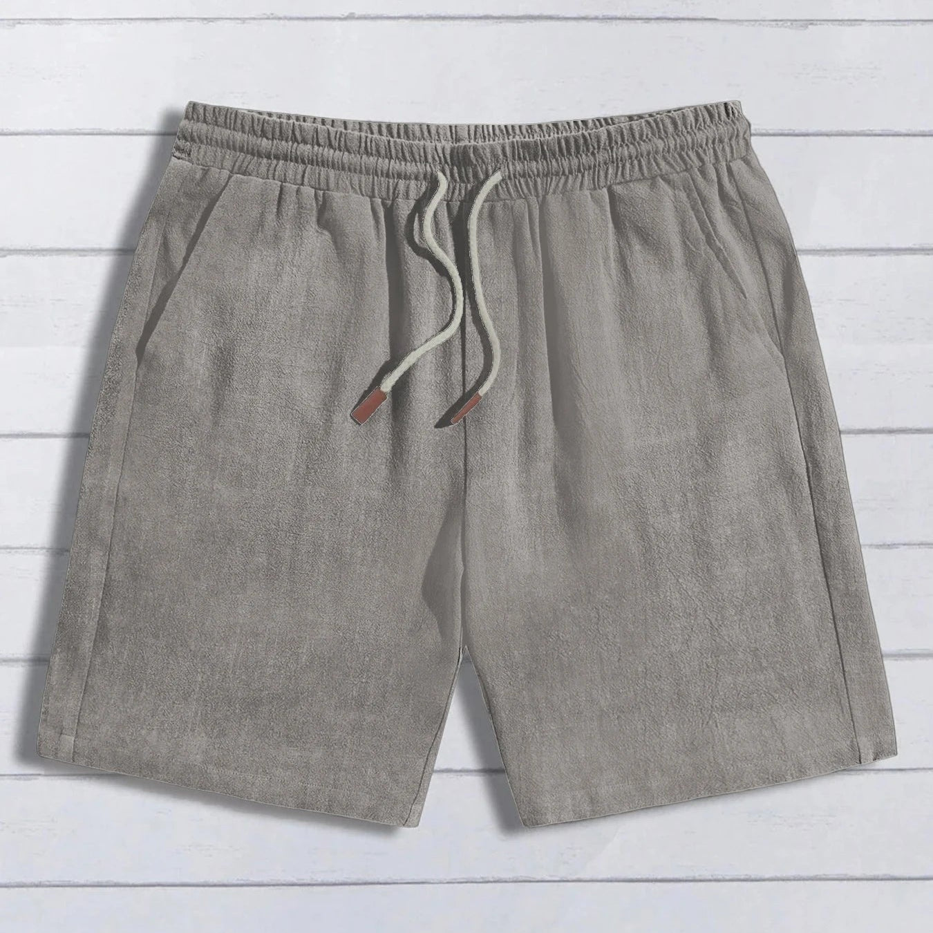 VALORIA | Men’s linen blend casual shorts breathable summer design