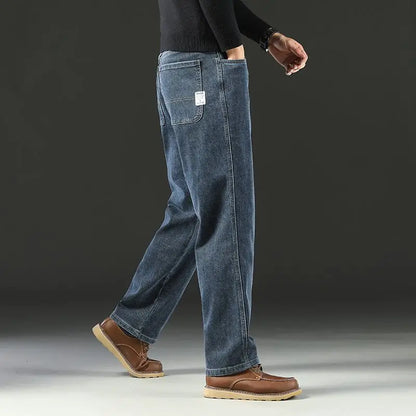 VALORIA | Men’s loose-fit wide-leg jeans crafted from durable premium denim