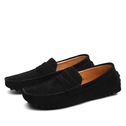 VALORIA | Men’s luxury suede loafers crafted from genuine leather for lasting comfort