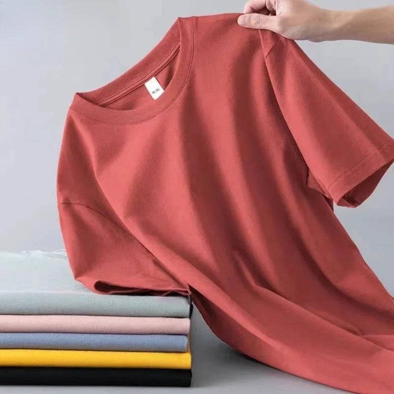 VALORIA | Men’s modern 100% cotton crew neck T-shirt minimalist design