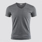 VALORIA | Men’s modern V-neck summer tee relaxed casual style
