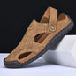 VALORIA | Men’s modern breathable leather sandals summer outdoor style