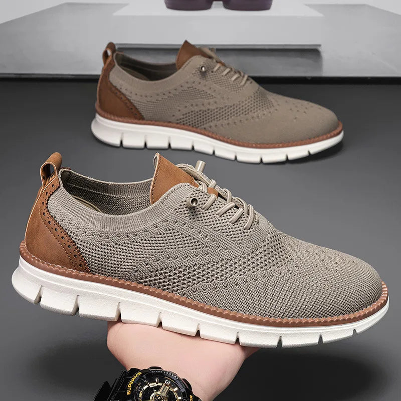 VALORIA | Men’s modern casual Oxford shoes combining refined style with lightweight comfort