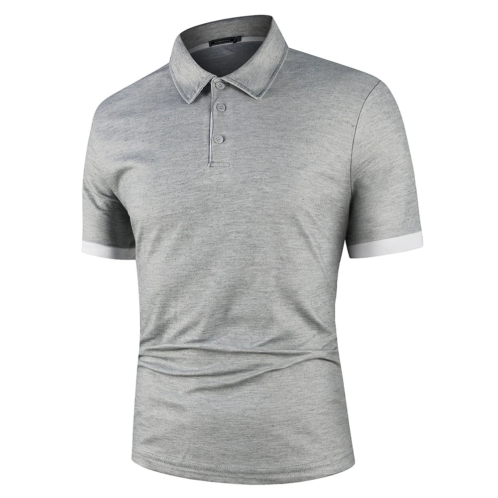 VALORIA | Men’s modern contrast polo shirt 